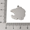 Non-Tarnish 201 Stainless Steel Pendants STAS-C095-34P-3