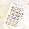 304 Stainless Steel Hoop Earrings EJEW-L302-02G-03-3