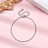 Adjustable Rack Plating Brass Curb Chain Bracelets for Women BJEW-G735-18P-1