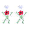 Halloween Acrylic Dangle Stud Earrings FS-WGAFD0C-04-1