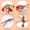 Braided Wax Rope Cord Macrame Pouch Necklace Making NJEW-J007-06-4