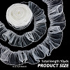 1Pc 10 Yards Organza Pleated Lace Trim OCOR-NB0002-12-2