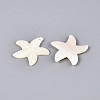 Natural Freshwater Shell Carved Pendants SHEL-N038-34-2