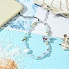 Porcelain & Glass & Wood Mobile Straps HJEW-FZ00030-8