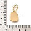 Brass Micro Pave Cubic Zirconia Pendents KK-R212-03G-06-3