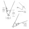SHEGRACE 925 Sterling Silver Pendant Necklaces JN857A-6