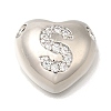 Rack Plating Brass Micro Pave Cubic Zirconia Pendants KK-I722-04P-S-1