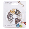 Mixed Color Crimp Beads Covers for Jewelry Making Nickel Free IFIN-PH0005-03-NR-B-3