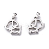 Tarnish Resistant 304 Stainless Steel Pendants LS-STAS-Z006-14P-2
