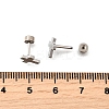 304 Stainless Steel Stud Earrings EJEW-H161-01P-G-5