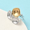 304 Stainless Steel Cuff Rings LS-RJEW-D338-03C-GP-1