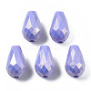 Spray Painted Acrylic Beads MACR-S280-04-4