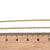 1.2MM 304 Stainless Steel Boston Link Chain Necklaces NJEW-D328-01G-03-3