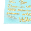Brass Self-Adhesive Picture Stickers DIY-C059-01C-5