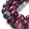 Dyed Natural Malaysia Jade Beads Strands G-G021-01D-05-3