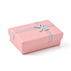 Valentines Day Wife Gifts Packages Cardboard Jewelry Set Boxes with Bowknot and Sponge Inside LS-X1-CBOX-R013-4-4