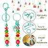 5Pcs Alloy and Brass Bar Beadable Keychain for Jewelry Making DIY Crafts DIY-SW0001-16A-3