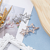 10Pcs 2 Colors Alloy Rhinestone Hair Clips PHAR-HS0001-03-5