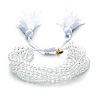 Faceted Glass Braided Bead Bracelets PS4906-11-1