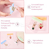 Rectangle Transparent ABS Plastic Jewelry Storage Boxes with Lid and PVC Bags CON-WH20001-17A-5