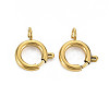 304 Stainless Steel Spring Ring Clasps X-STAS-N095-049G-1