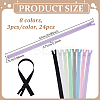24Pcs 8 Colors Garment Accessories FIND-NB0006-77B-2