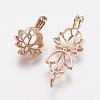 Brass Diffuser Locket Pendants KK-P100-18KCG-RS-2