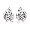 Rack Plating Tibetan Style Alloy Pendants PALLOY-N181-02AS-1