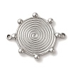 304 Stainless Steel Connector Charms STAS-C110-15P-1
