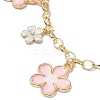 Flower & Bowknot Brass Bag Extension Chains AJEW-BA00137-4