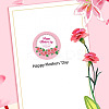Round Dot Mother's Day Paper Self Adhesive Festive Stickers Rolls PW-WG84495-01-2