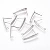 Non-Tarnish 304 Stainless Steel Ear Stud Components X-STAS-F222-036-1