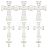 3Pcs 3 Styles Easter Poplar Plywood Cutouts DIY-WH0622-311B-1