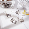 DIY 304 Stainless Steel Dangle Earring Making Kits DIY-LP0005-21B-P-1