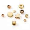  Jewelry 200Pcs 10 Style Brass Beads KK-PJ0001-24-3