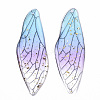 Transparent Epoxy Resin Big Pendants RESI-T046-01D-1
