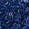Baking Paint Glass Twist Bugle Beads SEED-C004-02N-3