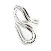Brass Wrapped Open Cuff Rings RJEW-I100-01P-1