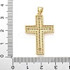 Brass Micro Pave Cubic Zirconia Pendants KK-M319-26G-01-3