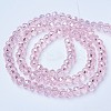 Electroplate Glass Beads Strands EGLA-A034-T3mm-B12-2