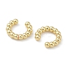 Rack Plating Brass Cuff Earrings LS-EJEW-K245-09G-2