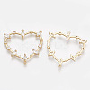 Cubic Zirconia Links KK-S348-083-1