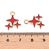 Alloy Enamel Pendants X1-ENAM-T020-38C-RS-3