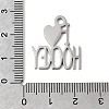 304 Stainless Steel Pendants STAS-H247-09P-3