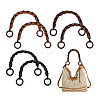 6Pcs Wood Rice Beaded Bag Handles HJEW-PH02166-6