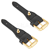 Imitation Leather & Alloy Undamaged Adjustable Bag Roller Buckles FIND-WH0126-162-1