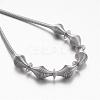 304 Stainless Steel Necklaces NJEW-P128-10P-2