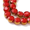 Electroplate Glass Beads Strands EGLA-A040-01A-3