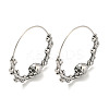 316 Surgical Stainless Steel Hoop Earrings for Women and Men EJEW-D096-22D-AS-1