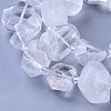 Natural Quartz Crystal Beads Strands G-F653-19-4